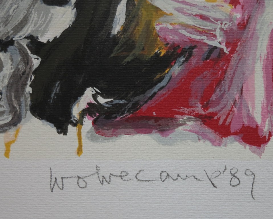 Faces - Gesigneerde en Genummerde Kleurenzeefdruk kopen? Bied vanaf 225!