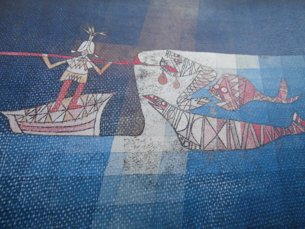 paul klee, kleurenprent. Kampfscene kopen? Bied vanaf 5!