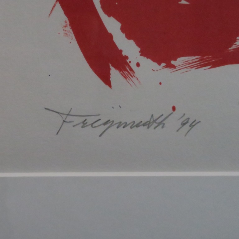 Alphons Freymuth: Litho, Violla - Ingelijst kopen? Bied vanaf 50!