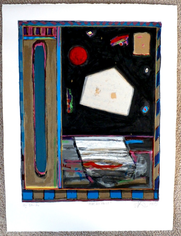 Eric Toebosch - portfoliomap - 4 zeefdrukken - 1989  kopen? Bied vanaf 120!