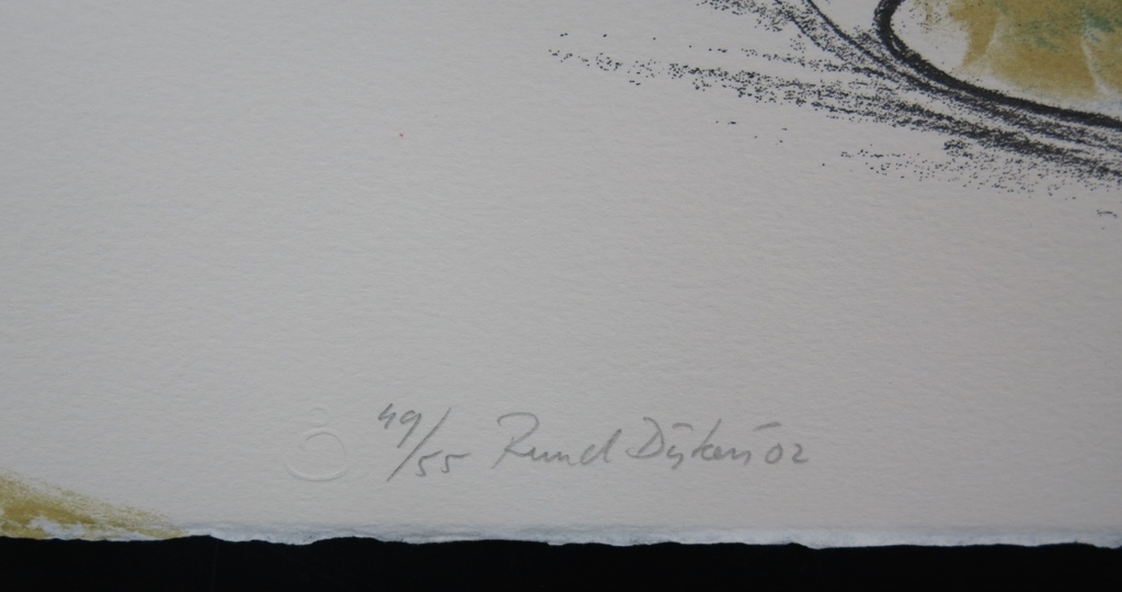 Ruud Dijkers: Litho, Zonder titel (blauw) kopen? Bied vanaf 1!