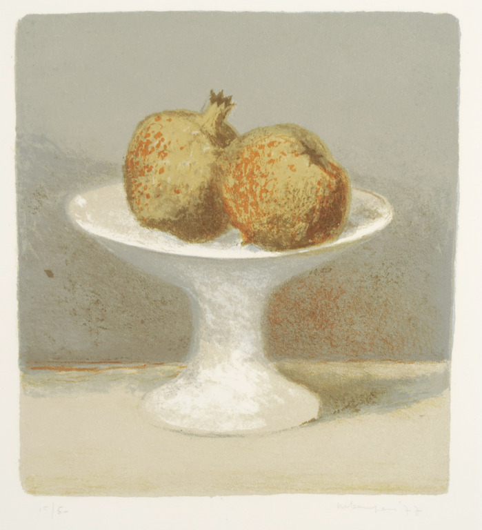 Mart Kempers: Litho, Schaal met granaatappels kopen? Bied vanaf 20!
