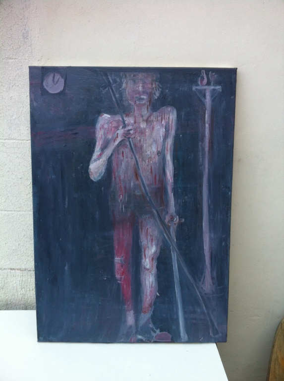 Bart baele - portret olieverf op canvas kopen? Bied vanaf 2000!