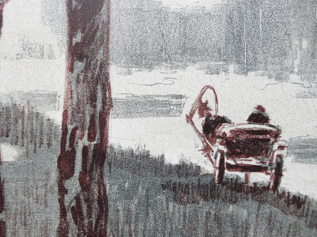 Gesigneerde Russische litho - Impressionisme kopen? Bied vanaf 1!