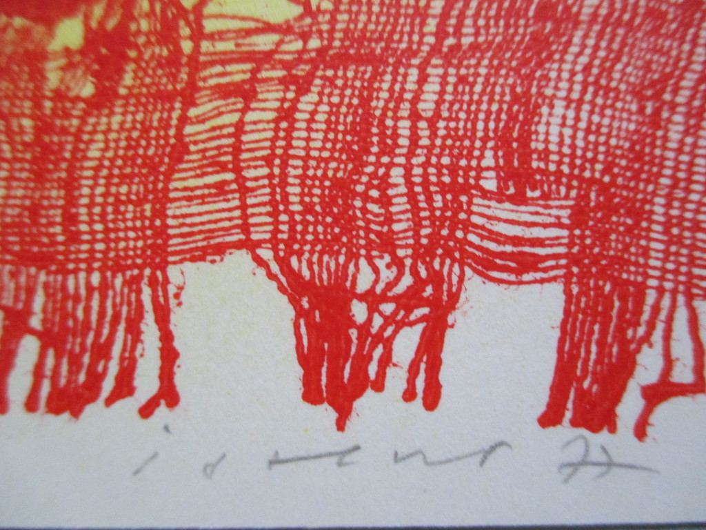 Josef Istler, zeefdruk, 1977 Praag, Cobra kopen? Bied vanaf 35!