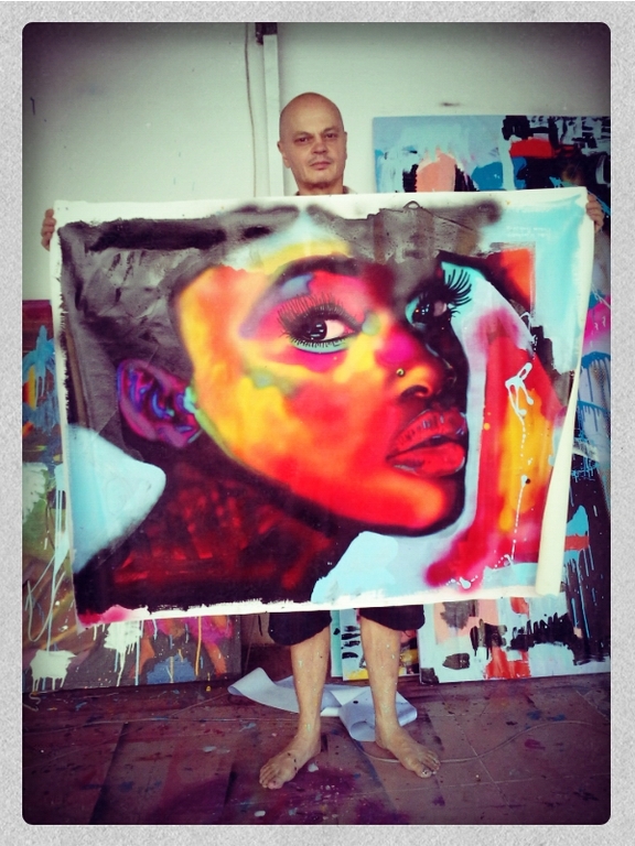 Peter Klashorst - 100 x 80 cm kopen? Bied vanaf 350!