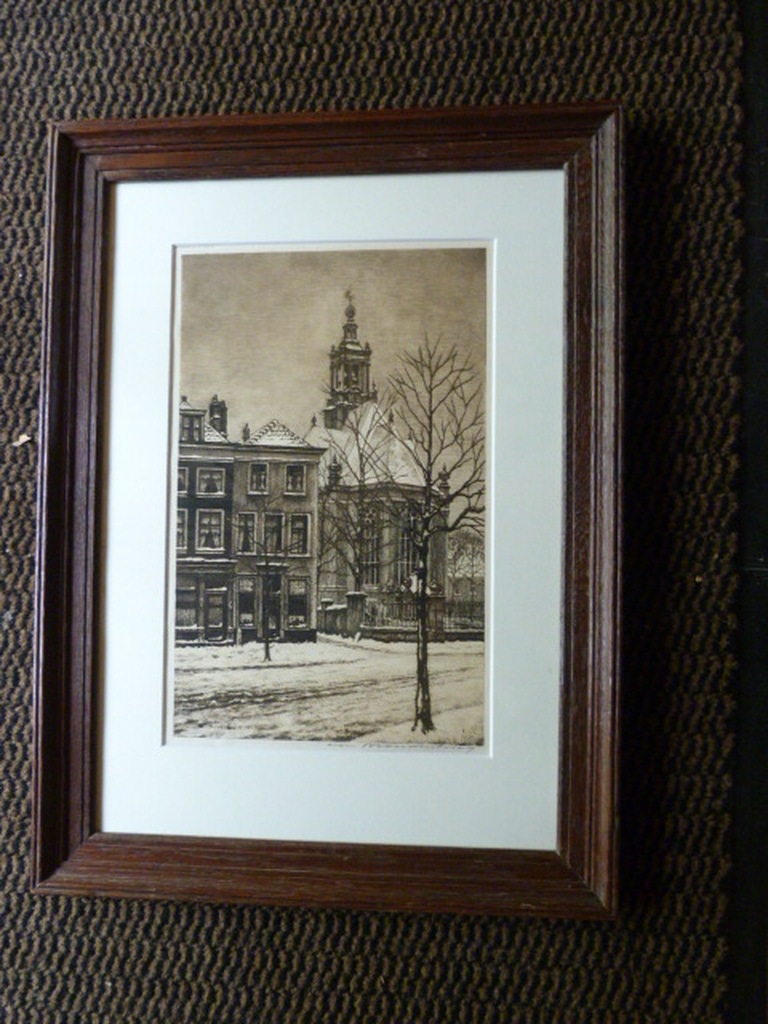 Corn. Brandenburg ( 1884 - 1954 ) - Nieuwe Kerk te Den Haag. kopen? Bied vanaf 40!