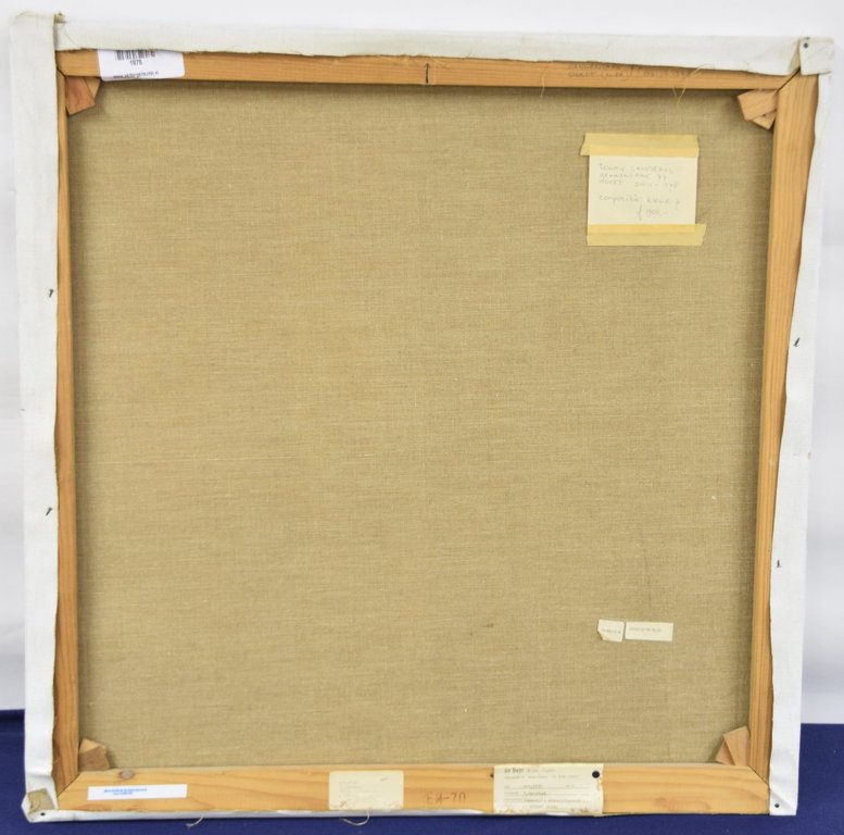 Tonny Lansdaal - Olieverfschilderij - Kleurencompositie 7 kopen? Bied vanaf 15!