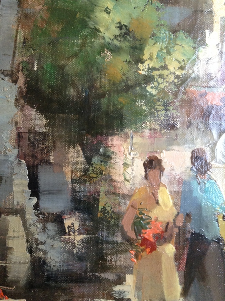 Harry Koolen, Parijs Montparnasse 1950 olie doek 40/50 gelijst kopen? Bied vanaf 175!