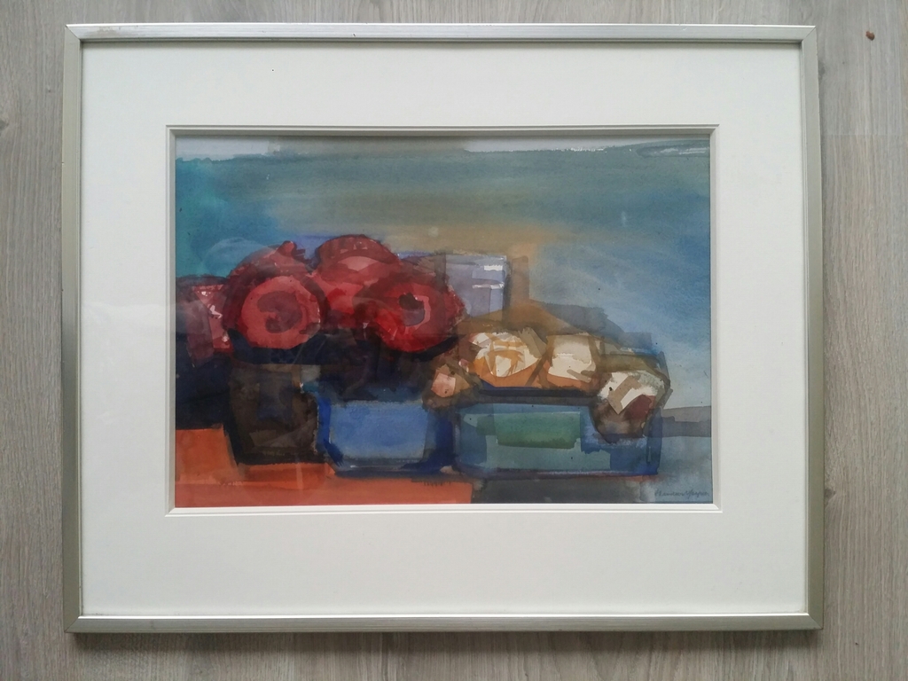 Onbekend. Aquarel. Stilleven. kopen? Bied vanaf 25!