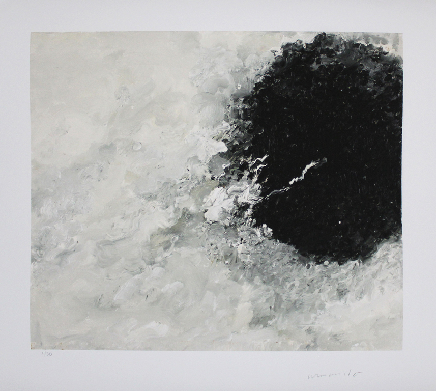 ARMANDO. Bijzonder mooie Giclee -Schwarzes Bild- 2014. Oplage:30. Handgesigneerd kopen? Bied vanaf 175!