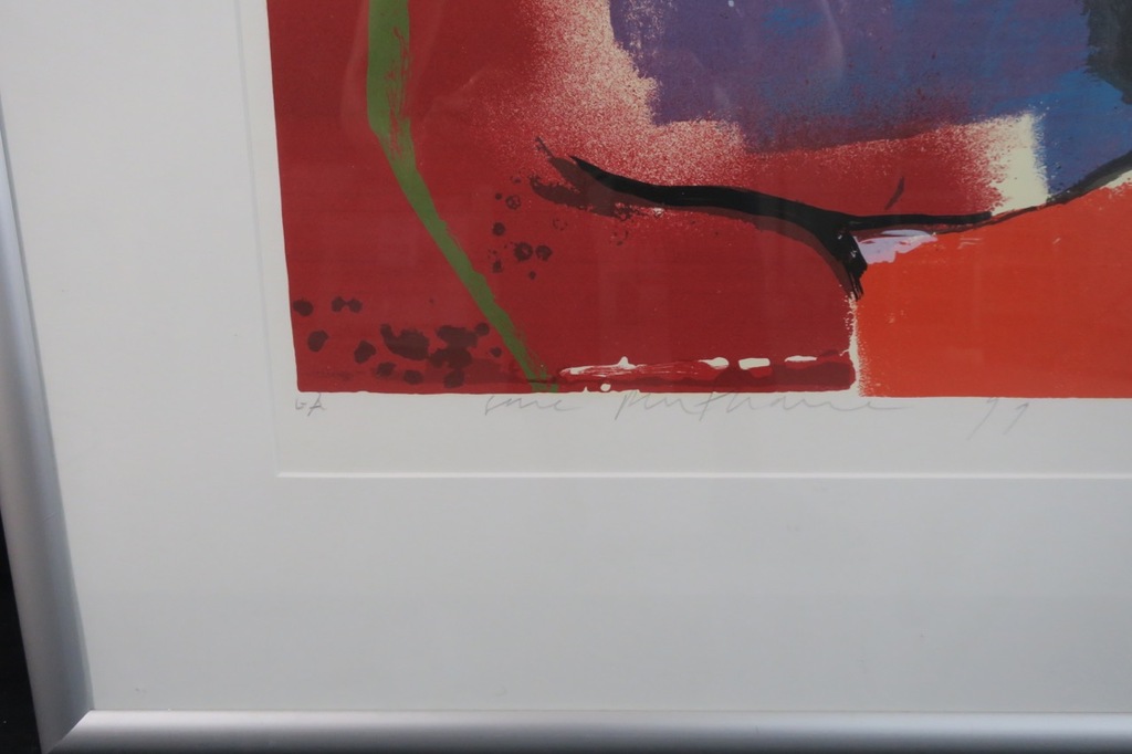 George Heidweiller: Zeefdruk, Mayday - Ingelijst kopen? Bied vanaf 60!