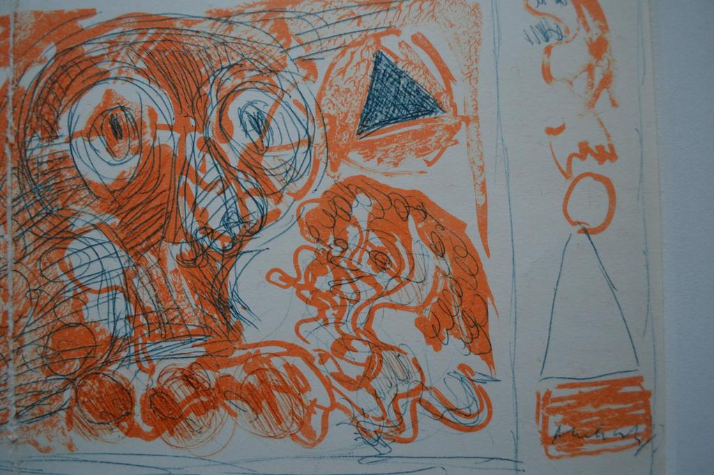 PIERRE ALECHINSKY : ORIGINELE PENTEKENING UIT 1964 ( CORNEILLE ) kopen? Bied vanaf 2750!