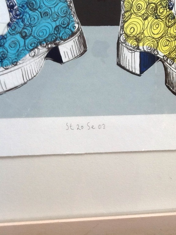 Rinke Nijburg, grote zeefdruk gesigneerd ,oplage.  11/35 Prix de Rome winnaar kopen? Bied vanaf 75!