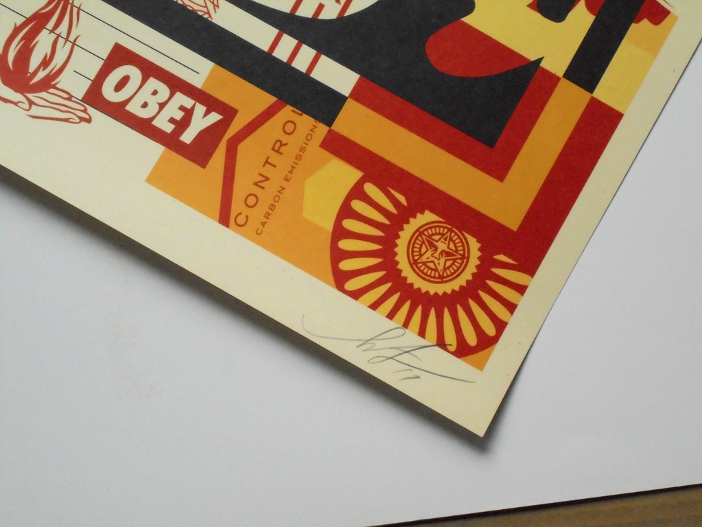 Shepard Fairey (OBEY) - Face Collage II - offset - handgesigneerd kopen? Bied vanaf 89!