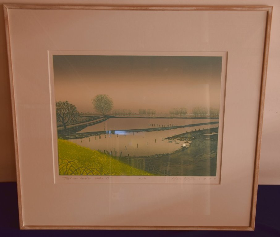 Hans Heijman - Ets - Taal van land en water A kopen? Bied vanaf 10!