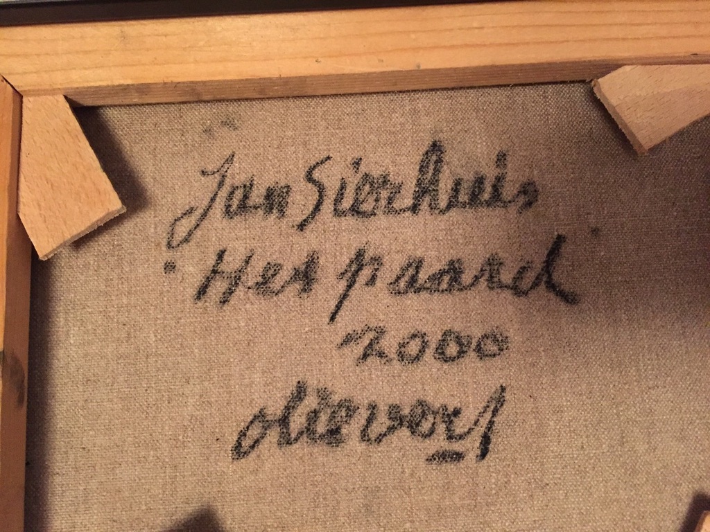 Jan Sierhuis - Het paard - Olieverf schilderij - Jaar 2000 kopen? Bied vanaf 1!