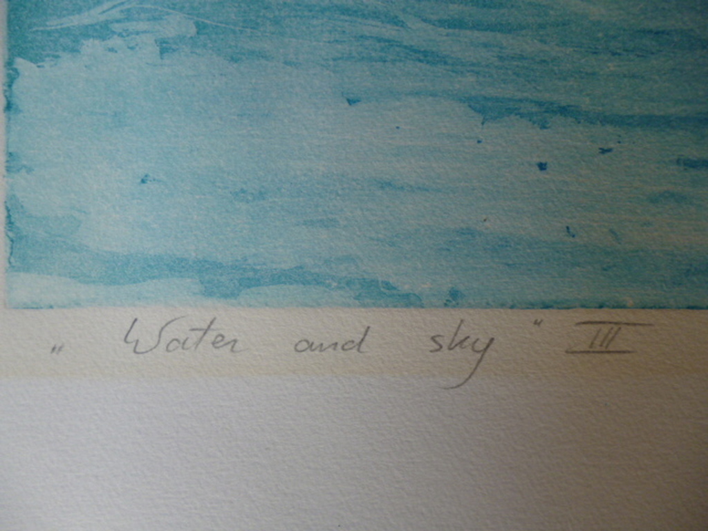 Leentje Linders - kleurenets - Water and Sky III kopen? Bied vanaf 65!