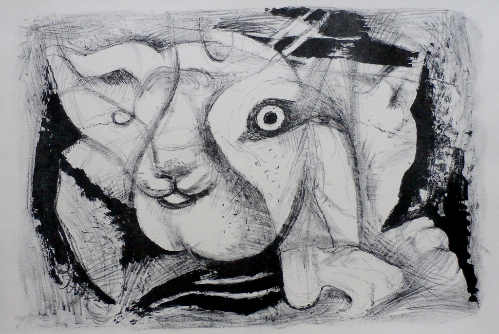 Christiaan de Moor - litho: kattenfantasie kopen? Bied vanaf 49!