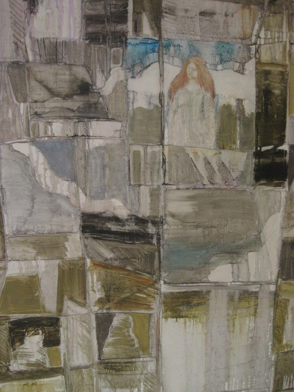 Indrukwekkend abstract figuratief Reliëf olieverf "Madonna" van Armand Campi  kopen? Bied vanaf 1!