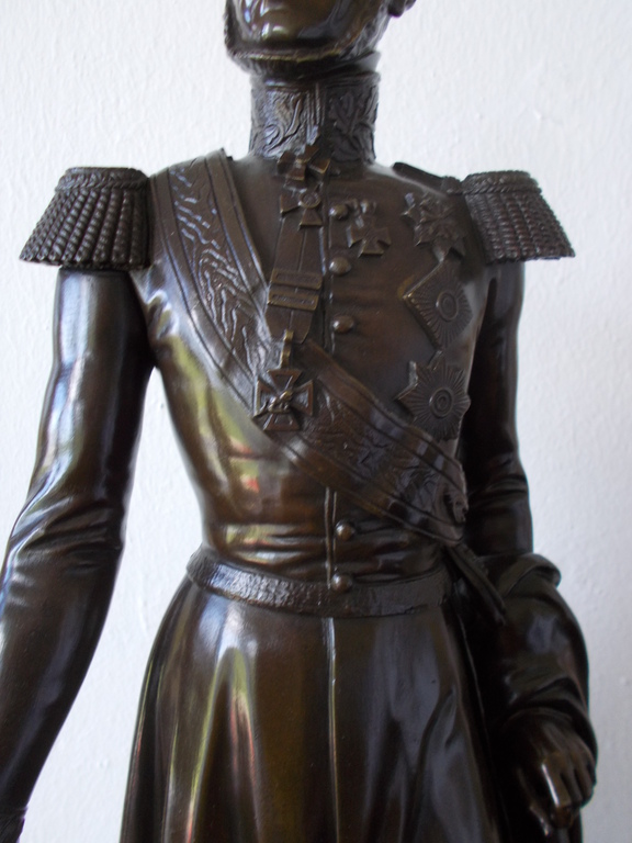 Bronzen beeld van Willem 2,door E.F.Georges.gesigneerd,gedateerd en gietersmerk. kopen? Bied vanaf 1950!