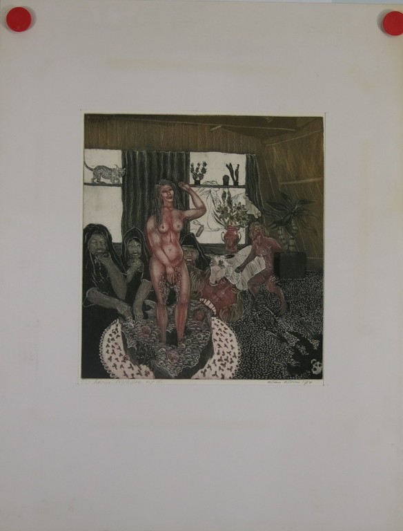 Wim Worm: Ets/Aquatint, Happy Birthday  kopen? Bied vanaf 1!