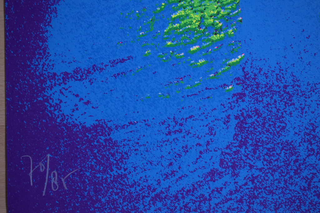 Henk van der Vet - Kleurenzeefdruk - De Hef - Brug in Rotterdam kopen? Bied vanaf 35!