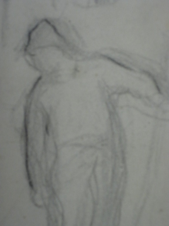 Royal Academy George H. Mason 1818-1872 potloodtekening  kopen? Bied vanaf 1!