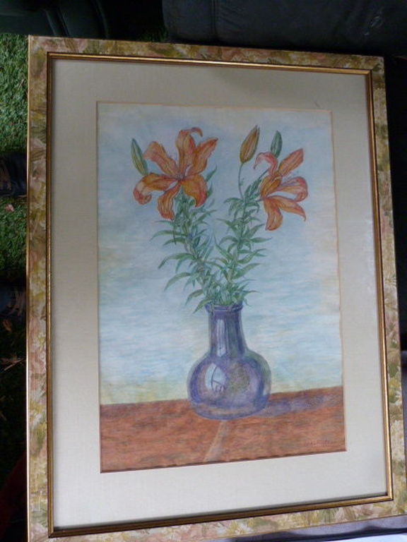 AcheterLot van 2 x - Antoinette Agathe van Hoytema 1875 - 1967 - Bloemen in Vaas ? Enchérissez de 40!