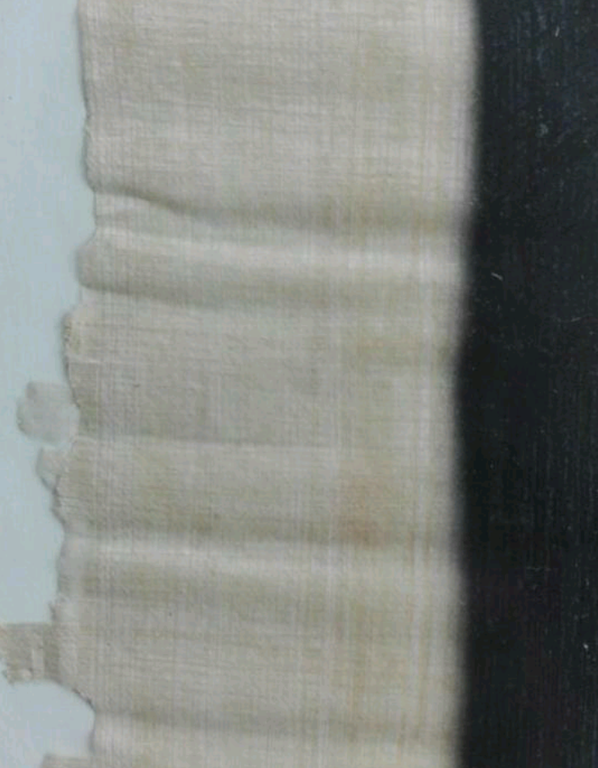Abstract kunstwerk op papyrus gesigneerd l.o  Gamat,  zonder titel kopen? Bied vanaf 1!