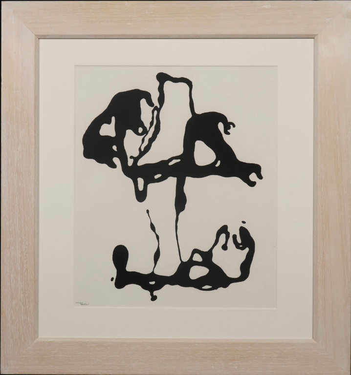 Henri Titselaar: Inkt op papier, Z.T. IV - Ingelijst verkocht voor € 80!