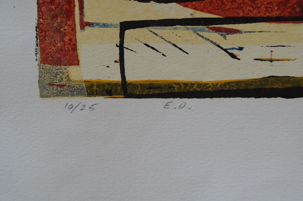 Niklas Anderberg - gesigneerde linosnede - 2004 kopen? Bied vanaf 40!