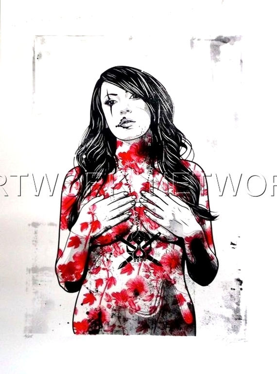 SEEL - "Cry now, smile later" - signed silkscreen print - edition 25 cop. kopen? Bied vanaf 1!