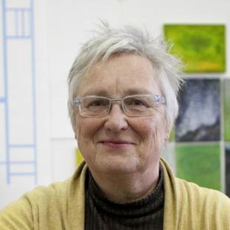 Marijke Verhoef - Uitzicht, olieverf op doek (ingelijst) kopen? Bied vanaf 125!