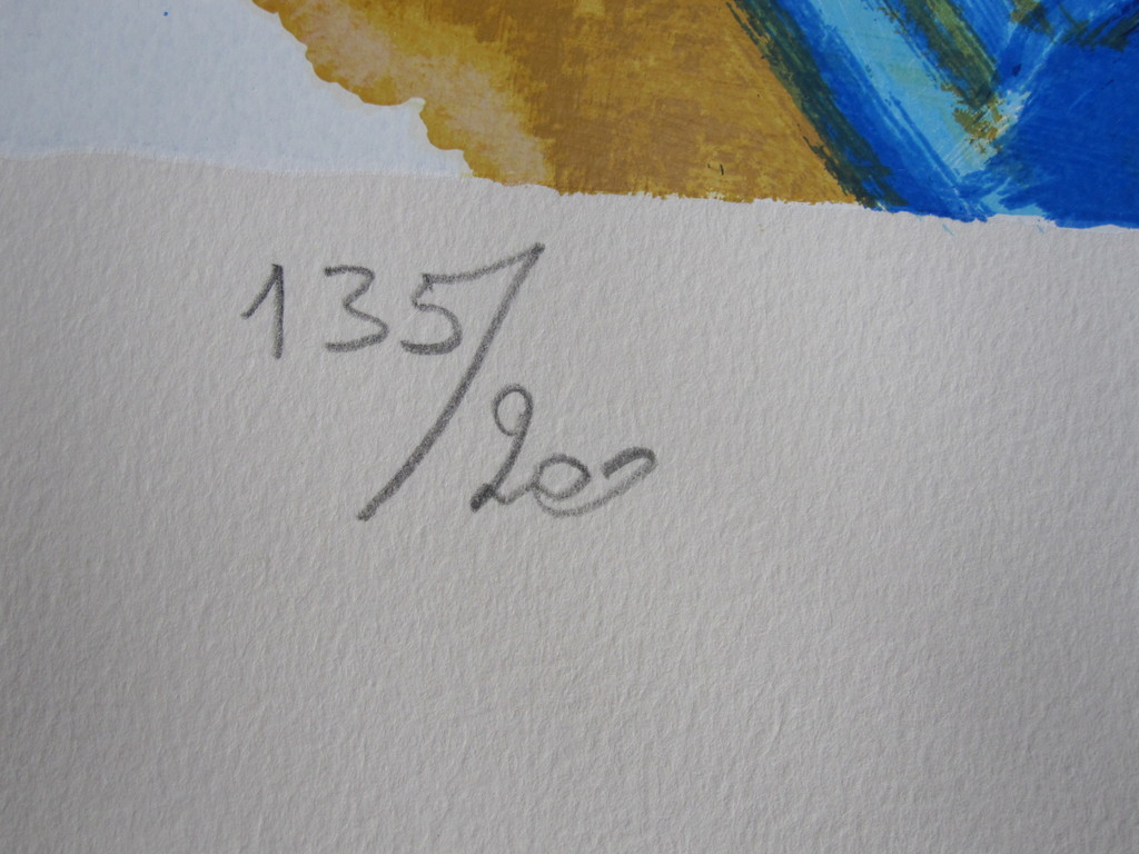 Lou Thissen: Zeefdruk, ''Zonder Titel'' kopen? Bied vanaf 10!