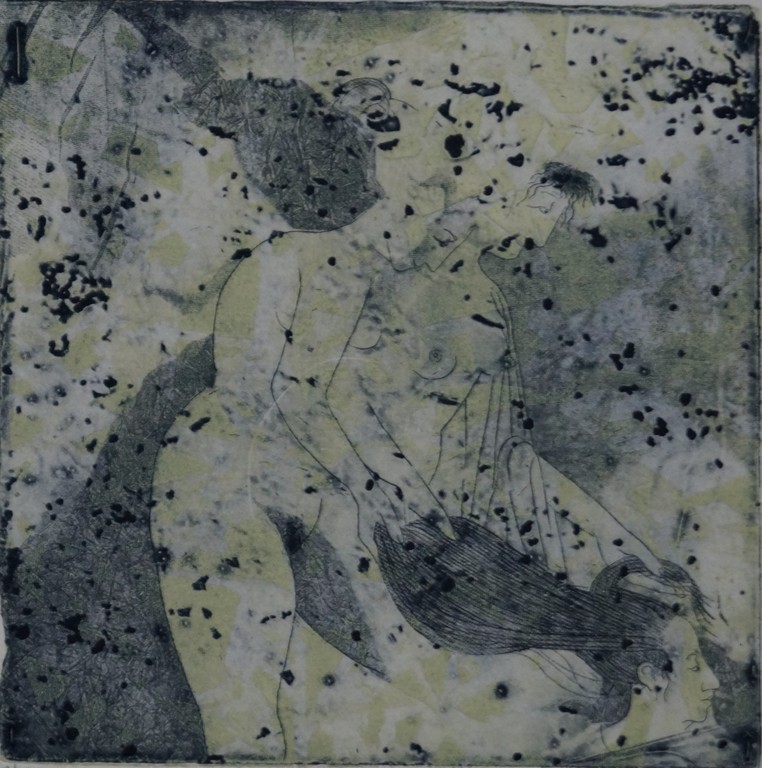 Mark Visione - gesigneerde ets - Salomé: fragment + variation IV kopen? Bied vanaf 10!