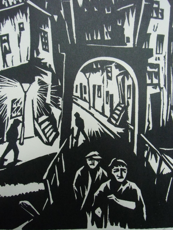 OUDE STAD   ///   HOUTSNEDE VAN HENK MELGERS kopen? Bied vanaf 140!