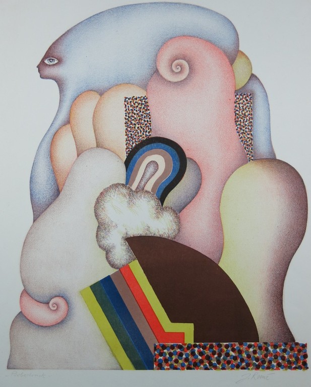 Jorg Reme: Litho, Abstracte compositie  kopen? Bied vanaf 20!