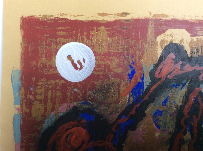 Jack Vissers - Only Love, acryl op papier kopen? Bied vanaf 1!