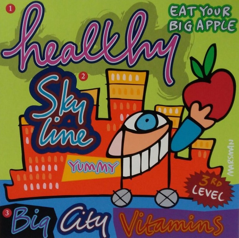Originele zeefdruk van Jean Paul Marsman - Healthy kopen? Bied vanaf 1!