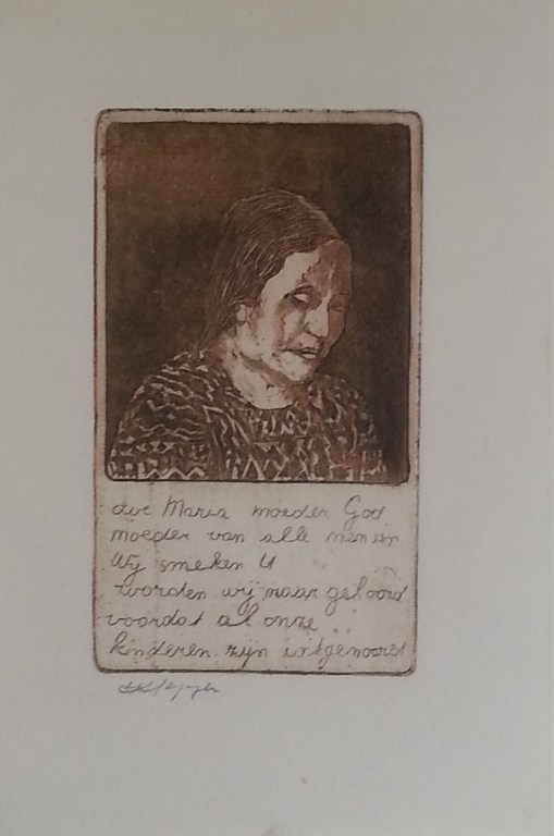 Ets - Joodse vrouw - Onbekende kunstenaar kopen? Bied vanaf 25!