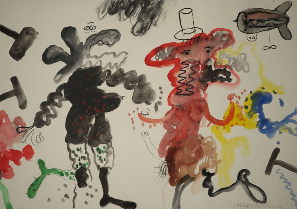 Anton Martineau: Gemengde techniek, Z.T. Fantasiefiguren (Groot) verkocht voor € 95!