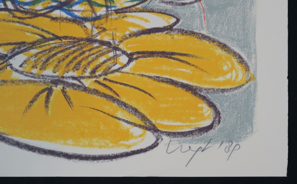 Onbekend gesigneerd: Litho, Z.T. kopen? Bied vanaf 1!