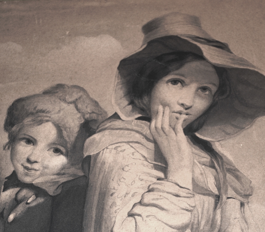 2 MEISJES - KWALITEIT 19E EEUWSE AQUAREL kopen? Bied vanaf 50!