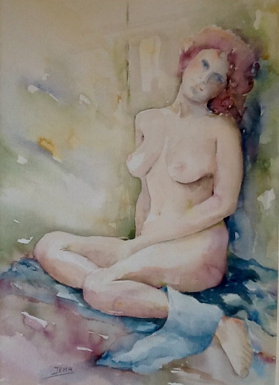 Irma van de Zande, aquarel, kopen? Bied vanaf 1!