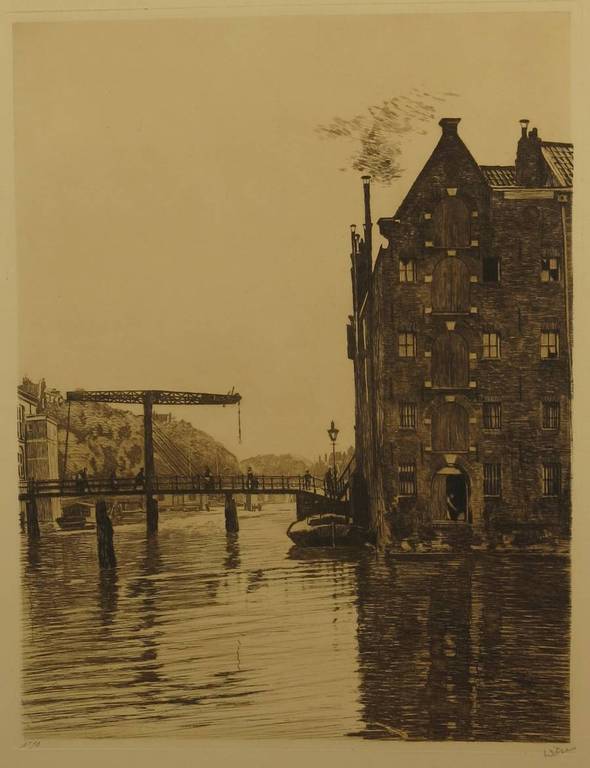 Willem Witsen: Ets, Uilenburg II (groot) kopen? Bied vanaf 375!