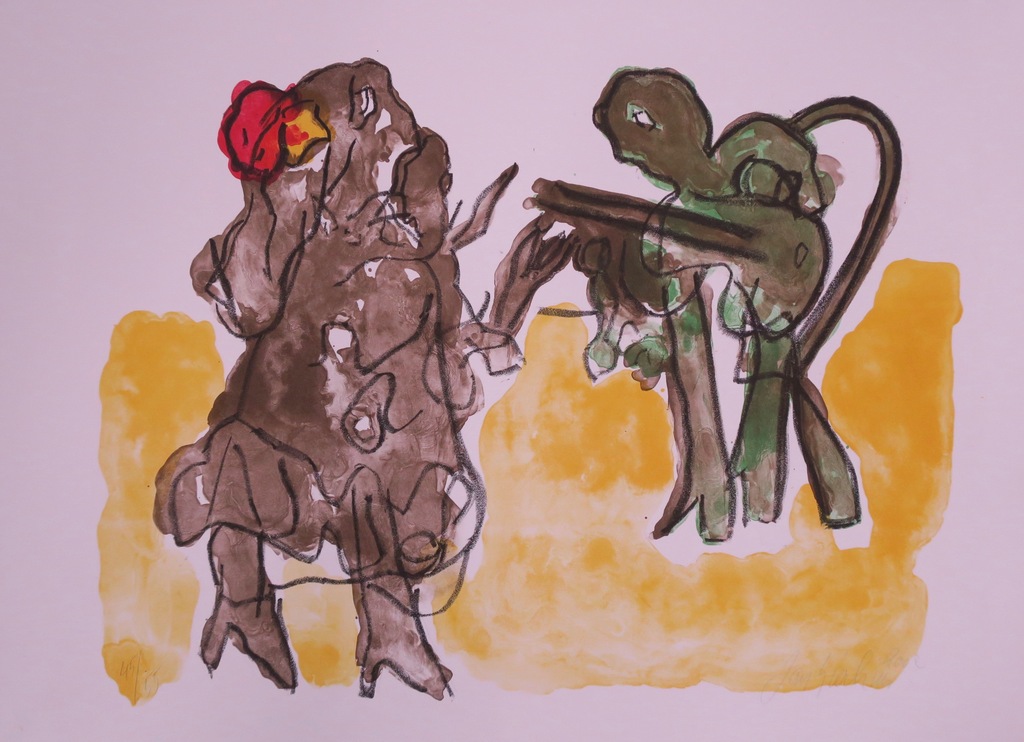 Jan Sierhuis: Litho, Flamenco (geel) kopen? Bied vanaf 70!