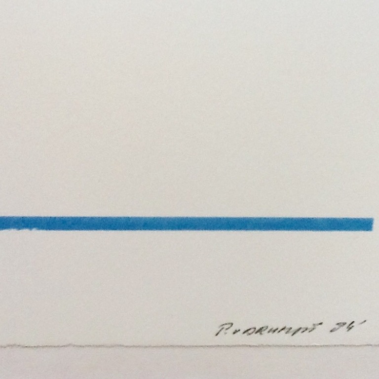 Peter van Drumpt, zeefdruk , gesigneerd kopen? Bied vanaf 10!