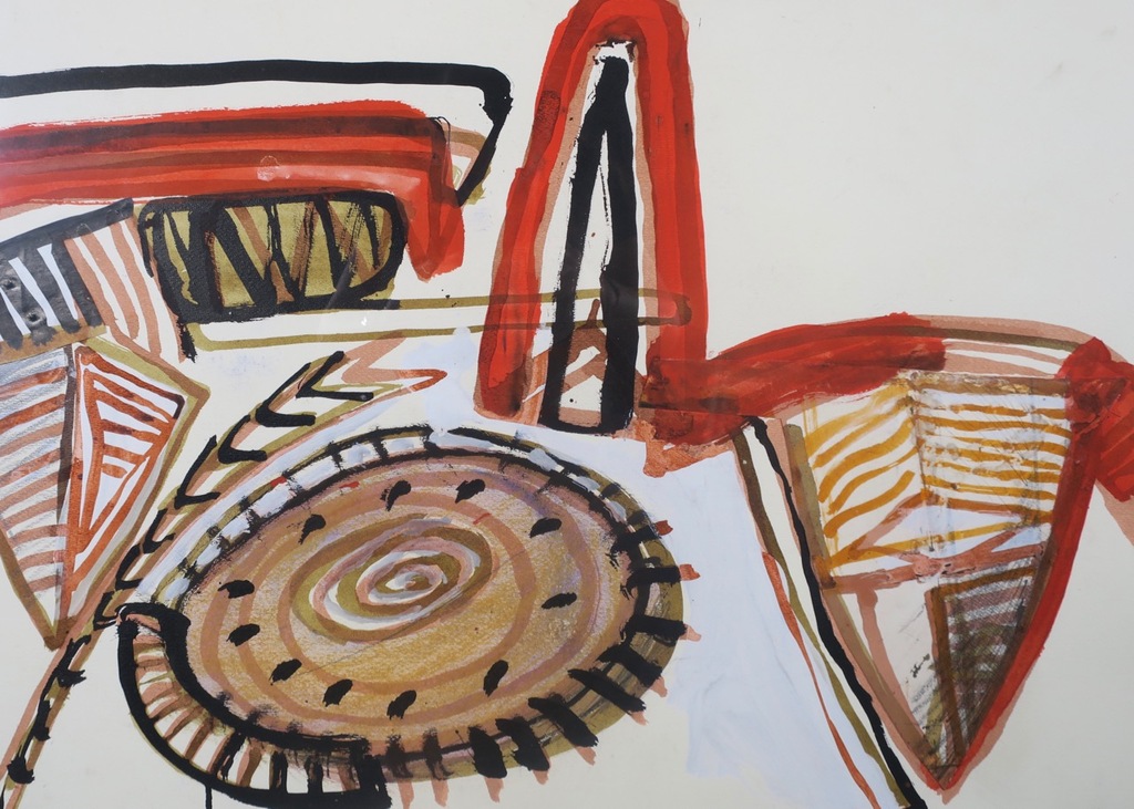 Theo Kuijpers: Gouache, Z.T. - Ingelijst (Groot) kopen? Bied vanaf 250!