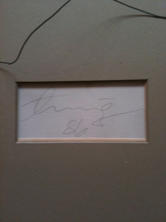 Walasse Ting, tekening, vrouw met krekels kopen? Bied vanaf 995!